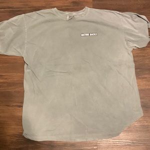Nature Backs XL gray t shirt